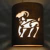 9" Wall Light-Ram-Closed Top (Dark Sky) Half Round-Sand Wash-Indoor-Outdoor - Image 2