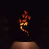 14" Wall Light-Lizard-Closed Top (Dark Sky) Half Round-Rusted Copper-Amber Mica Lens-Indoor-Outdoor - Image 2