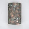 12" Wall Light-Ivy-Closed Top (Dark Sky) Half Round-Copper Moss Agate-Indoor-Outdoor
