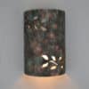 12" Wall Light-Ivy-Closed Top (Dark Sky) Half Round-Copper Moss Agate-Indoor-Outdoor - Image 2