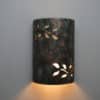 12" Wall Light-Ivy-Open Top Half Round-Copper Moss Agate-Indoor-Outdoor - Image 2