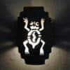 12" Wall Light-Frog on a Stairstep Handcut Half Round-Moss Wash-Indoor-Outdoor - Image 2