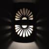 14" Wall Light-Double Fan-Open Top Half Round-Raw Turquoise-Indoor-Outdoor - Image 3