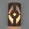 14" Wall Light-Ventana-Open Top Half Round-Ancient Bronze-Indoor-Outdoor - Image 2