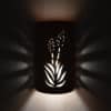 14" Wall Light-Yucca-Open Top Half Round-Terracotta-Indoor-Outdoor - Image 3