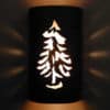 18" Wall Light-Pine-Open Top Half Round-Antique Copper-Indoor-Outdoor - Image 2
