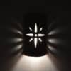 14 Wall Light-Star-Closed Top (Dark Sky) Half Round-Copper Wash-Indoor-Outdoor - Image 3