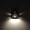 8" Wall Light-Sunrise-Hood (Dark Sky) Half Round-Copper Brick-Indoor-Outdoor - Image 3