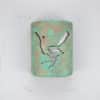 9" Wall Light-Roadrunner-Closed Top (Dark Sky) Half Round-Raw Turquoise-Indoor-Outdoor