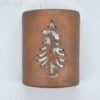 9" Wall Light-Pine-Closed Top (Dark Sky) Half Round-Antique Copper-Indoor-Outdoor