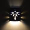 10" Wall Light-Dragonfly-Low Profile (ADA) Open Top Half Round-Feng Shui Blue-Indoor-Outdoor - Image 3