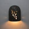 9" Wall Light-Hummingbird-Hood (Dark Sky) Half Round-Copper Moss Agate-Indoor-Outdoor- - Image 2