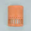 9" Wall Light-Arches-Open Top Half Round-Clay Wash-Indoor-Outdoor