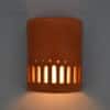9" Wall Light-Arches-Open Top Half Round-Clay Wash-Indoor-Outdoor - Image 2