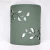 9" Wall Light-Ivy-Open Top Half Round-Tin Roof Green-Indoor-Outdoor