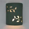 9" Wall Light-Ivy-Open Top Half Round-Tin Roof Green-Indoor-Outdoor - Image 2