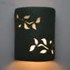 9" Wall Light-Ivy-Open Top Half Round-Tin Roof Green-Indoor-Outdoor - Image 3