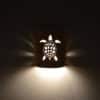 9" Wall Light-Sea Turtle-Open Top Half Round-Sandstone-Indoor-Outdoor - Image 5