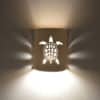 9" Wall Light-Sea Turtle-Open Top Half Round-Tan Tone-Indoor-Outdoor - Image 3