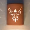 9" Wall Light-Phoenix-Closed Top (Dark Sky) Half Round-Terracotta-Indoor-Outdoor - Image 2