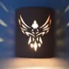 9" Wall Light-Phoenix-Closed Top (Dark Sky) Half Round-Terracotta-Indoor-Outdoor - Image 3