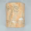 9" Wall Light-Paradise Palm-Open Top Half Round-Sandstone-Indoor-Outdoor