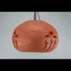 Bowl Pendant-Storm Cloud (x4)-Full Size-Red Mica-Indoor-Black chain