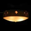 13" Ceiling Flush Mount-Sunface (3 pt) x4 w/Southwest Crosses x4-Sand Wash - Image 3