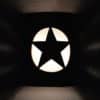 9" Wall Light-Lonestar-Open Top Half Round-Antique Bronze-Indoor-Outdoor - Image 3