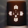 9" Open Top - Kachina Design, in Terracotta color - Indoor/Outdoor