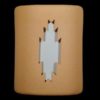 9" Open Top - Navajo Design in Brown color - Indoor/Outdoor