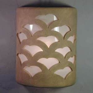 Open Top-Gingko Design-Taupe Wash color-Indoor/Outdoor