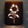 Open Top-Sunflower Design-Red Mica color-Indoor/Outdoor