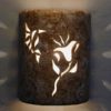 Open Top-Hummingbird and Trumpet Flower Design-Copper Road color-Indoor/Outdoor