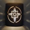 Open Top-Compass Star Design-Parchment color-Indoor/Outdoor