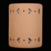 9" Open Top - Sandia Band Border Design in Apricot color - Indoor/Outdoor