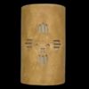 14" Open Top - Kachina Design, in Sand Wash color - Indoor/Outdoor