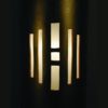 Center Window Design-Copper Metal Bands-Anodized Bronze color-Indoor/Outdoor-Open Top