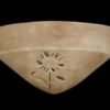 Half Bell Up Light-Sunflower Design-Parchment color-Indoor
