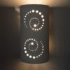 Architectural-Accent-Custom-USA Made-Wall Sconce-Light-White-Modern-Indoor-Outdoor-Open Top