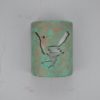 9" Open Top - Roadrunner Design in Raw Turquoise color - Indoor/Outdoor