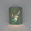 9" Open Top - Roadrunner Design in Raw Turquoise color - Indoor/Outdoor