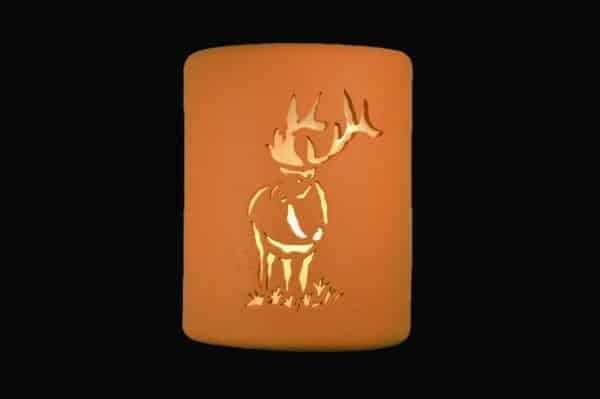9" Open Top - Elk Design, in Terracotta color - Indoor/Outdoor