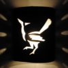 9" Open Top - Roadrunner Design in Rust Mica color - Indoor/Outdoor