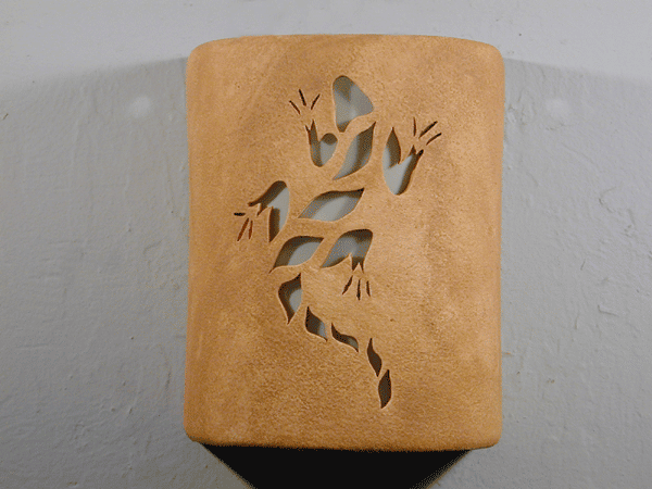 9" Open Top - Lizard Design, in Sand Wash color - Indoor/Outdoor