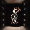 9" Open Top - Elk Design, in Terracotta Olive Color - Indoor/Outdoor
