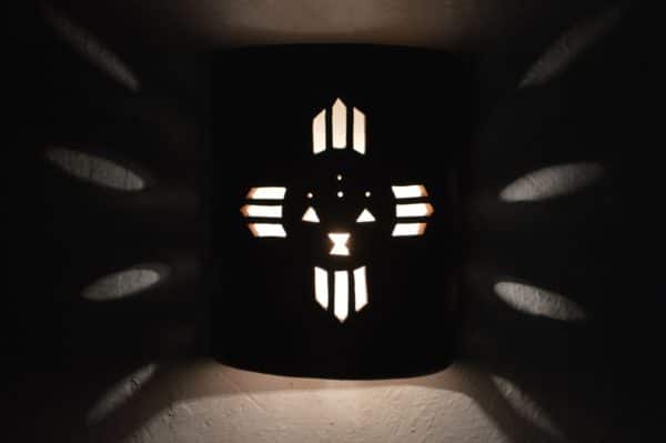 9" Open Top - Kachina Design, in Antique Copper color - Indoor/Outdoor