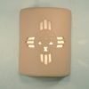 9" Open Top - Kachina Design, in Solid Brown Color - Indoor/Outdoor