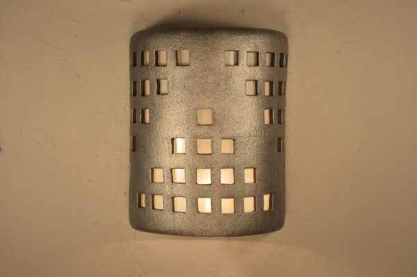 Architectural Grid design in Industrial Silver color for the Indoor or Outdoor Modern and Contemporary Style-Open Top