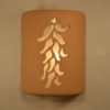 9" Open Top - Ristra Design, in Brown Color - Indoor/Outdoor